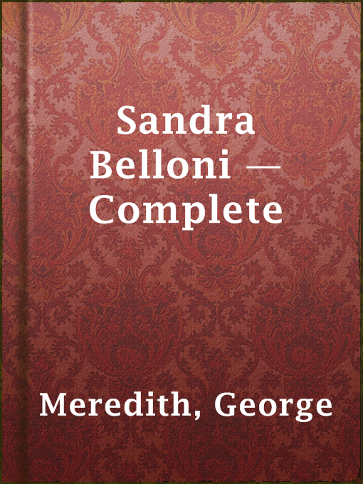 Cover image for Sandra Belloni — Complete